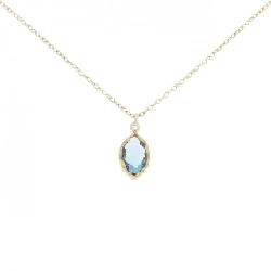 K18YG Blue Topaz Necklace - Hàng hiệu Authentic