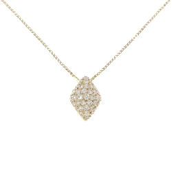 Dây chuyền kim cương Pavé 750YG/K18YG 1.01CT - Hàng hiệu Chính hãng