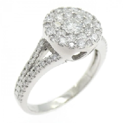 Nhẫn kim cương K18WG 0.75CT