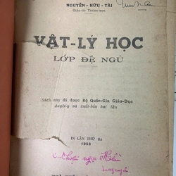 VẬT LÝ HỌC LỚP ĐỆ NGŨ - NGUYỄN HỮU TÀI 539417