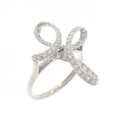 Nhẫn kim cương K18WG 0.25CT - Hàng hiệu Authentic