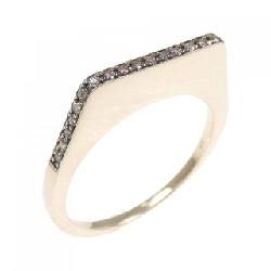 Nhẫn kim cương K10YG/K10BG 0.11CT