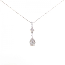 K18PG Dây chuyền kim cương 0.80CT - Hàng hiệu Chính hãng