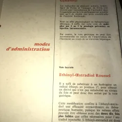 Les hormones ovariennes roussel 973106