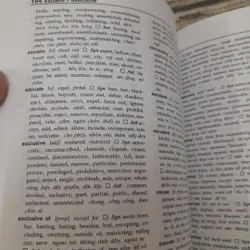 Từ điển Đồng nghĩa và Phản nghĩa Anh Việt. Nguyễn Thành Yến biên dịch 607314