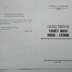 Giáo trình photo Triết học Mác Lênin dành cho sinh viên đại học  11938