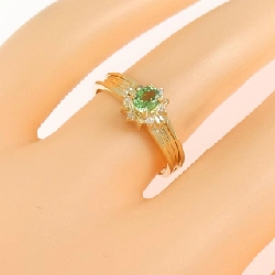 Nhẫn Garnet Xanh K18YG 0.28CT - Hàng hiệu Chính hãng 852348