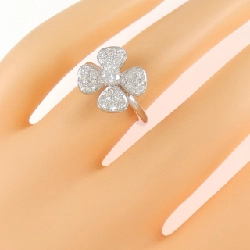 Nhẫn kim cương hoa 18KTWG 0.21CT 669897