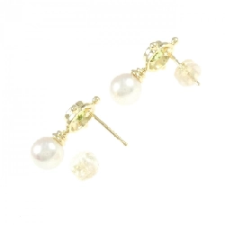 K18YG Bông tai Akoya Pearl 7mm - Hàng hiệu Chính hãng 873573