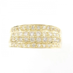 Nhẫn kim cương K18YG 0.73CT 667604