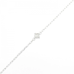 K18WG Solitaire Diamond Bracelet 0.1CT - Hàng hiệu Authentic