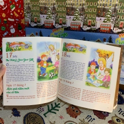 Sách song ngữ 365 Christmas Stories, Chuyện kể giáng sinh tháng 7-8, 80%, khổ vuông 328661