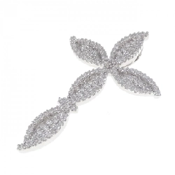 K18WG Đá quý kim cương treo cổ 1.30CT - Hàng hiệu Chính hãng