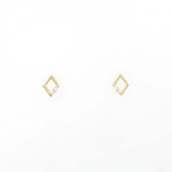 K18YG Bông tai kim cương 0.04CT - Hàng hiệu Chính hãng