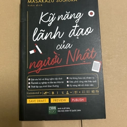 Kỹ năng lãnh đạo của người Nhật