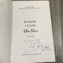 Hoành phi câu đối hán nôm tinh tuyển. Có chữ ký tặng của TG. 4a1 1012810