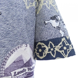 Áo sơ mi ngắn tay LOUIS VUITTON LV WAX - Hàng hiệu Authentic 895795