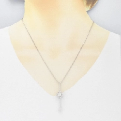 K18WG 2WAY Dây chuyền kim cương 0.70CT - Hàng hiệu Authentic 862355