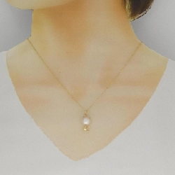 K18YG Mèo Akoya Pearl Dây chuyền 8.1mm - Hàng hiệu Chính hãng 856364