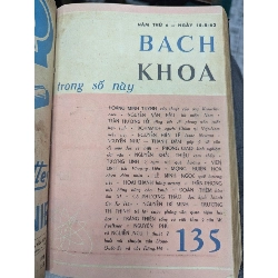 Tạp Chí Bách Khoa (114,133,134,135,136,137,138 Đóng Chung ) 277656