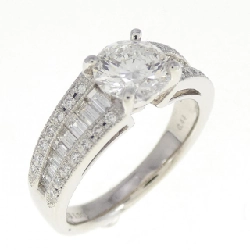 Nhẫn kim cương PT 1.000CT F SI2 EXT - Hàng hiệu Authentic