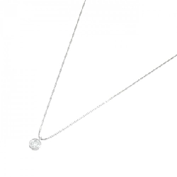 K18WG Solitaire Dây chuyền kim cương 0.20CT - Hàng hiệu Chính hãng 865555