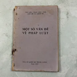 Một số vấn đề về pháp luật - 1971s