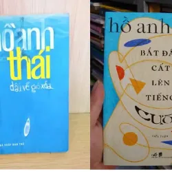 Sách: combo 2 cuốn Hồ Anh Thái: Bắt đầu cất lên tiếng cười + Dấu về gió xoá