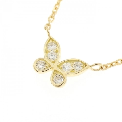 K18YG Bướm Kim Cương Dây Chuyền - Hàng hiệu Chính Hãng 863224