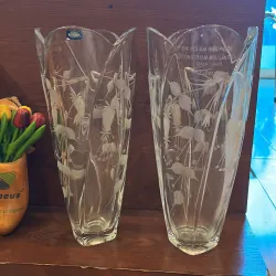 Bình hoa thủy tinh pha lê cao cấp