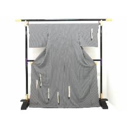 Áo kimono thăm viếng, trang trí vàng Yūzen, có thêu - Hàng hiệu Authentic