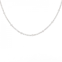 Dây chuyền kim cương Tasaki 0.16CT - Hàng hiệu Chính hãng