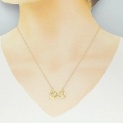 Dây chuyền Tiffany Double Loving Heart - Hàng hiệu Authentic 840084