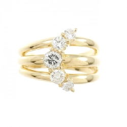 Nhẫn kim cương K18YG 0.57CT 668591