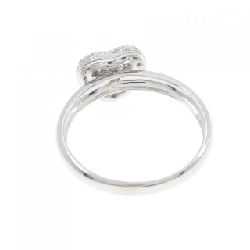 Nhẫn kim cương hình trái tim K18WG Pavé 0.25CT - Hàng hiệu Authentic 849804