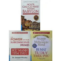Sách - Combo 3 Cuốn: Sức Mạnh Tiềm Thức + Bí Mật Tư Duy Triệu Phú + Người Giàu Có Nhất Thành Babylon - Trí Việt - NENA2509 Blogmeo21025