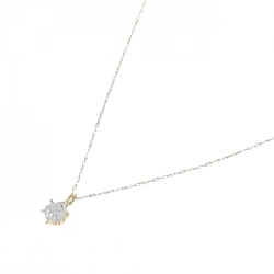 K18YG Solitaire Dây chuyền kim cương - Hàng hiệu Authentic 856773