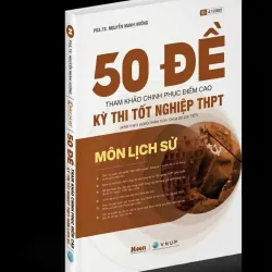 Sách ID - 50 Đề Lịch Sử ôn thi THPT 2026, luyện thi đánh giá năng lực, 395 trang bìa mềm 1041429