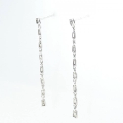 K18WG Bông tai kim cương 0.22CT - Hàng hiệu Authentic 872835