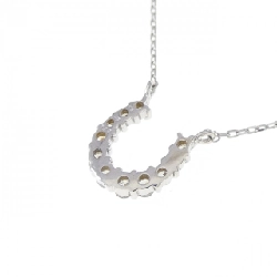 K18WG Móng ngựa Dây chuyền kim cương 0.10CT - Hàng hiệu Chính hãng 855968