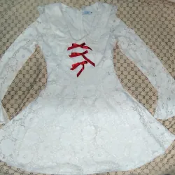 đầm ren tay loe 1022802