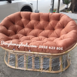 Ghế mây papasan đôi nằm thư giãn 521542