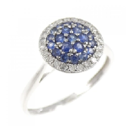 Nhẫn Sapphire K18WG - Hàng hiệu Authentic