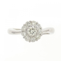 Nhẫn kim cương hoa PT900 0.50CT 671042