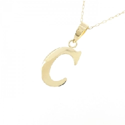 K18YG Chữ cái C Dây chuyền - Hàng hiệu Chính hãng 859108