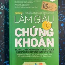 Bộ sách Làm Giàu Từ Chứng Khoán + Hướng Dẫn Thực Hành CANSLIM Cho Người Mới Bắt Đầu - Tốt 361915