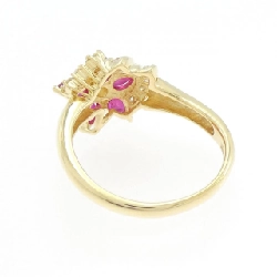 Nhẫn Ruby Hoa K18YG 1.15CT - Hàng hiệu Chính hãng 854670