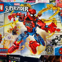 Đồ chơi lắp ghép siêu nhân người Nhện MG1292 Super Spider man 330268