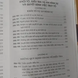 BỘ LUẬT TỐ TỤNG HÌNH SỰ  704107