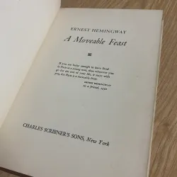 Sách cũ: A Moveable Feast - Ernest Hemingway 971606